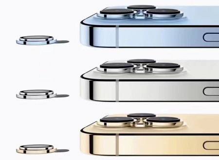 Folie protectie camera Metal Eagle Eye Original iPhone  iPhone 13 Pro / iPhone 13 Pro Max - gold [3]