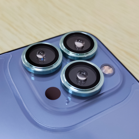 Folie protectie camera Metal Eagle Eye Original iPhone  iPhone 13 Pro / iPhone 13 Pro Max - light blue [5]