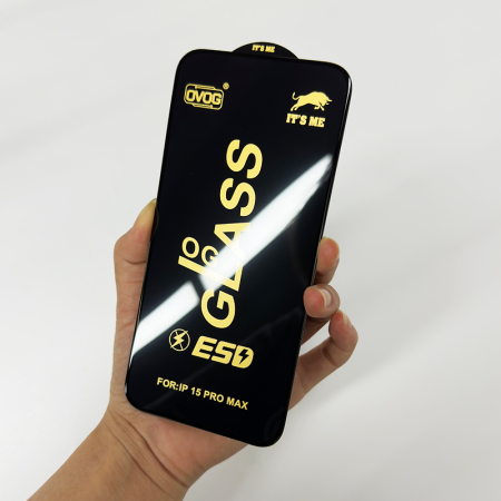 Folie sticla, full glue,ESD antistatic, iPhone 15 Pro Max - bulk [2]