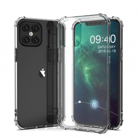 Huse si folii iPhone - Husa antisoc 1.5 mm iPhone 13 Pro 6,1" transparent