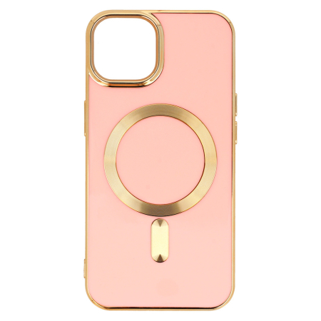 Huse si folii iPhone - Husa Beauty cu Magsafe pentru Iphone 13 somon