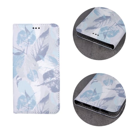 Husa carte Smart Trendy Frozen Leaves pentru iPhone 7/8/SE 2020 [2]