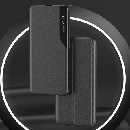 Husa carte Smart View pentru Samsung A12 negru [2]