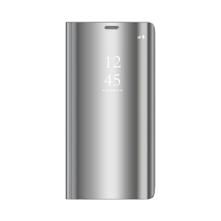 Huse si folii Xiaomi Redmi - Husa carte tip oglinda Xiaomi Redmi 8 silver
