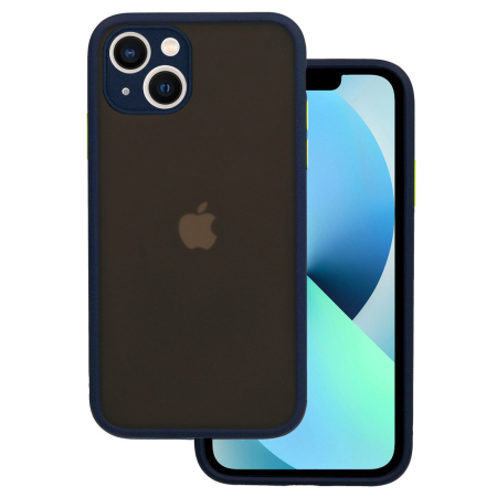Huse si folii Samsung - Husa Color Button pentru Samsung Galaxy A14 5G albastru