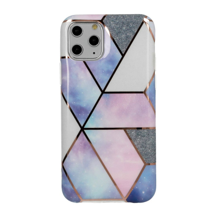 Huse si folii iPhone - Husa Cosmo Marble iPhone 11 Pro Design 3