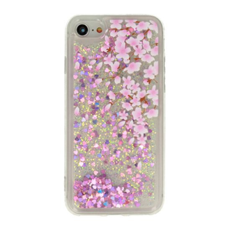 Huse si folii Samsung - Husa cu lichid Flower Samsung Galaxy S8 Plus  design 1
