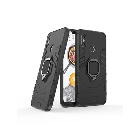 Huse si folii iPhone - Husa Defender Armor pentru iPhone 12/12 Pro 6,1'' negru