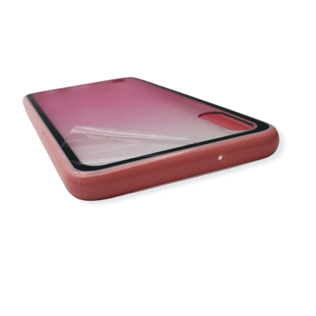 Husa Degrade Plastic + TPU iPhone 11 Pro 5.8") Roz [2]