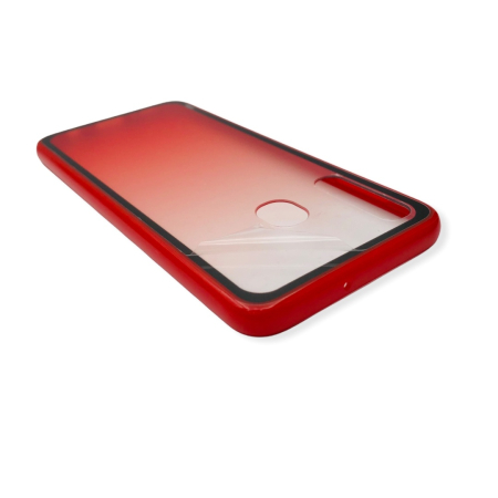 Husa Degrade Plastic + TPU iPhone X/XS Rosu [4]