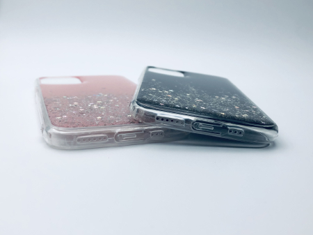 Husa Epoxy Glitter iPhone 11 Pro (5.8'') Baby Pink [3]