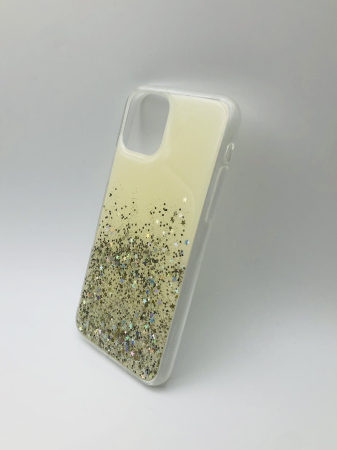 Huse si folii iPhone - Husa Epoxy Glitter iPhone 11 Pro Max(6.5'') Cream