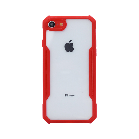 Huse si folii iPhone - Husa Frame iPhone XR rosie