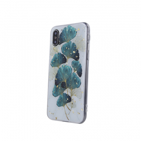 Huse si folii iPhone - Husa Glam iPhone 15 6,1" leaves