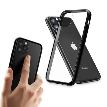 Huse si folii iPhone - Husa Glass XO iPhone 11 Pro Max (6,5) black