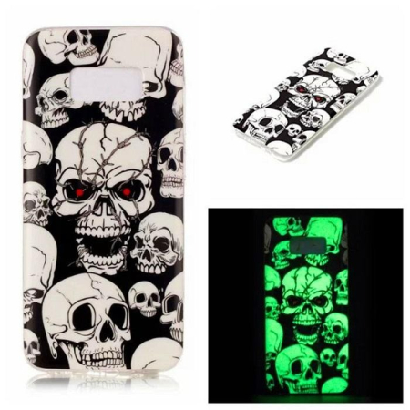 Husa Glow in the dark pentru iPhone X/XS skull [1]