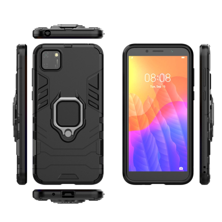 Husa Huawei P Smart 2021, Armor cu inel, negru [4]