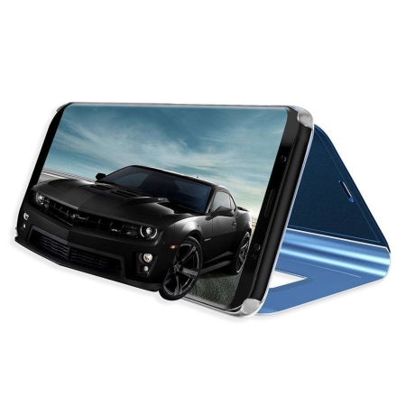 Husa Huawei P Smart Z, tip carte, Clear View, negru [3]