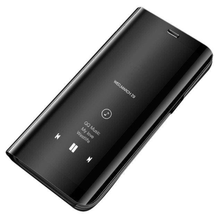 Huse si folii Huawei seria P - Husa Huawei P Smart Z, tip carte, Clear View, negru