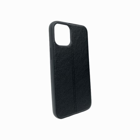Husa Huawei Y6p piele eco, ultra slim, negru [1]