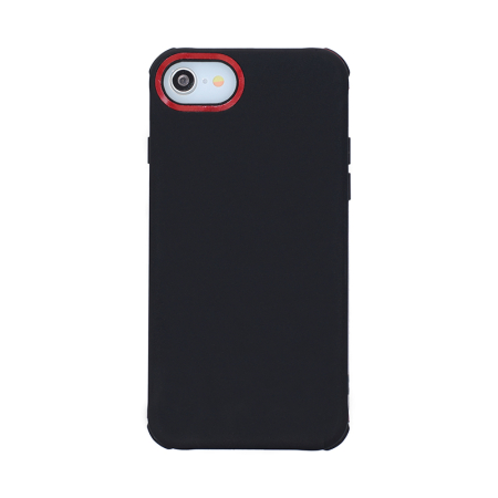 Huse si folii iPhone - Husa iPhone 11 Pro Max rosie, Vivid, silicon negru