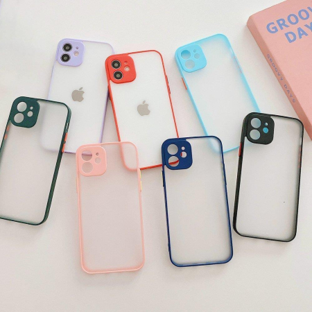 Husa iPhone 11 rosu, Milky, slim, silicon flexibil [9]