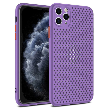 Huse si folii iPhone - Husa iPhone 11 , violet, model Breath