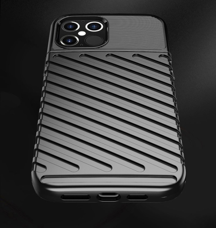 Husa iPhone 12/12 Pro albastru, Thunder, silicon [5]