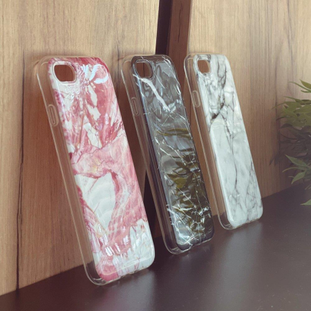 Husa iPhone 12, negru, Wozinsky Marble [1]