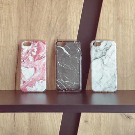 Husa iPhone 12 Pro Max alb, Wozinsky Marble [2]
