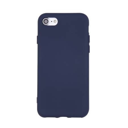 Husa iPhone 14 Plus , albastru,cu interior catifea, din silicon [1]