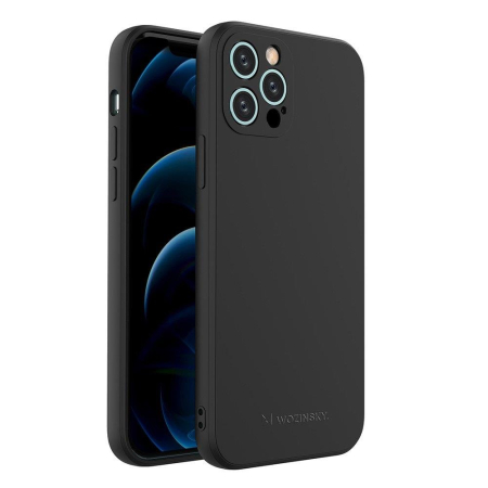 Huse si folii iPhone 6 Plus/7 Plus/8 Plus - Husa iPhone 8 Plus  / iPhone 7 Plus  neagra, Wozinsky, silicon colorat