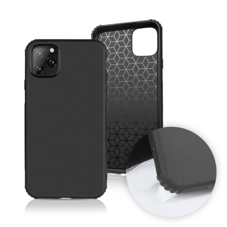 Huse si folii iPhone XS Max - Husa iPhone XS Max, antisoc, negru, silicon