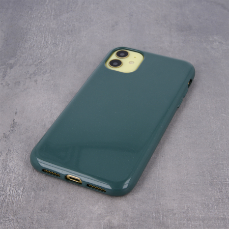 Husa Jelly Fine Glitter pentru Samsung Galaxy A21s verde [4]