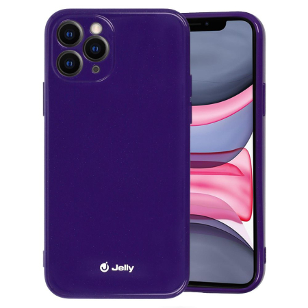 Huse si folii iPhone - Husa Jelly iPhone 12/12 Pro violet