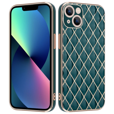 Huse si folii iPhone - Husa Luxury plating pentru iPhone 12 verde