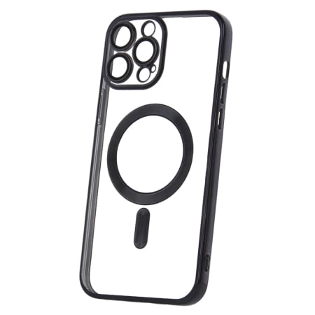 Huse si folii iPhone - Husa Magsafe Color Chrome  iPhone 15 Pro Max 6.7" black