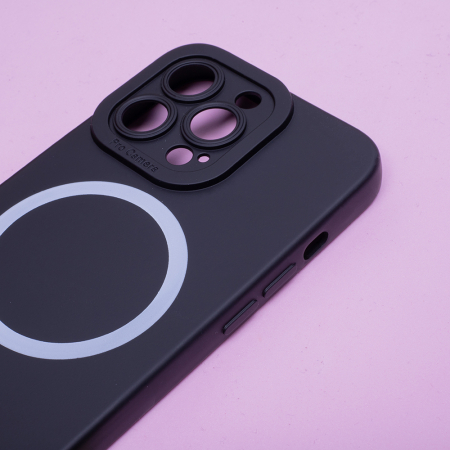 Husa Magsafe silicon colorat iPhone 13 Pro Max black [1]