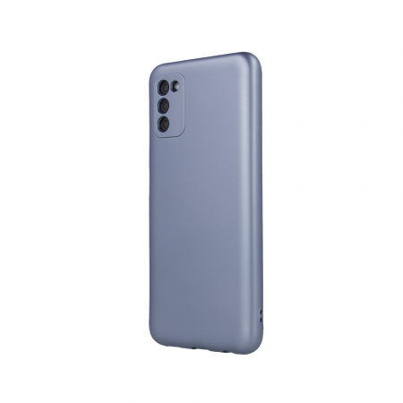 Huse si folii Samsung - Husa Metallic, din silicon, Samsung Galaxy A25 5G albastru
