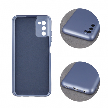 Husa Metallic, din silicon, Samsung Galaxy A25 5G albastru [2]