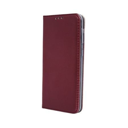 Huse si folii alte dispozitive - Husa Motorola G31 4G / G41 4G visiniu, tip carte, Smart Magnetic