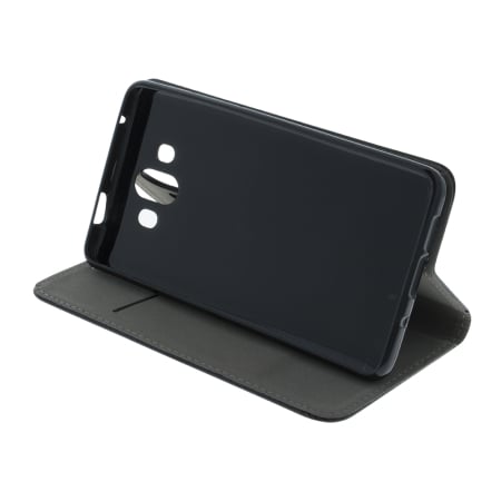 Husa Motorola Moto E20, tip carte, Smart Magnet, negru [4]