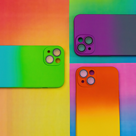 Husa Neogradient Samsung A53 5G model 2, interior catifea, sticla camera inclusa [7]