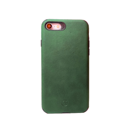 Huse si folii iPhone - Husa Nubuck iPhone 12 Pro Max verde