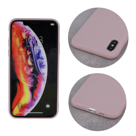 Husa Oppo A74 4G powder pink, silicon mat, slim [3]
