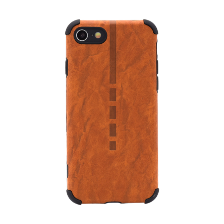 Huse si folii iPhone XS Max - Husa Plain iPhone XS Max maro