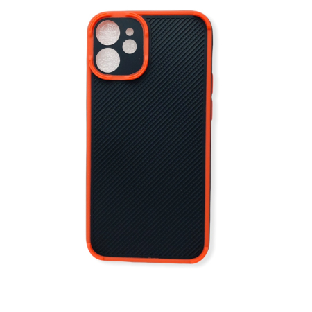 Huse si folii iPhone XS Max - Husa Plastic Stripes Slim iPhone XS Max Rosu