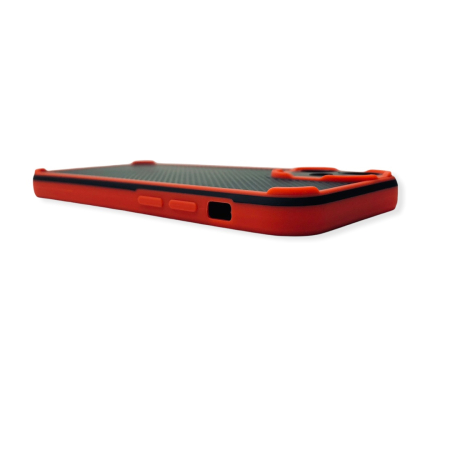 Husa Plastic Stripes Slim Samsung A10s Rosu [3]