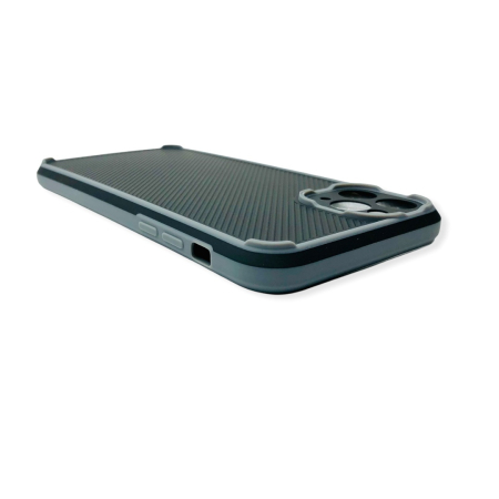 Husa Plastic Stripes Slim Samsung A11 / M11 Gri [1]