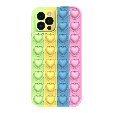 Huse si folii iPhone 13 - Husa Pop It Heart iPhone 13 model 4
